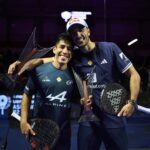 Galan y Chingotto celebrando en la final del Asunción P2
