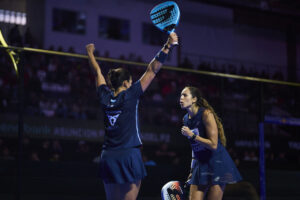 Triay y Brea celebrando el pase a la final