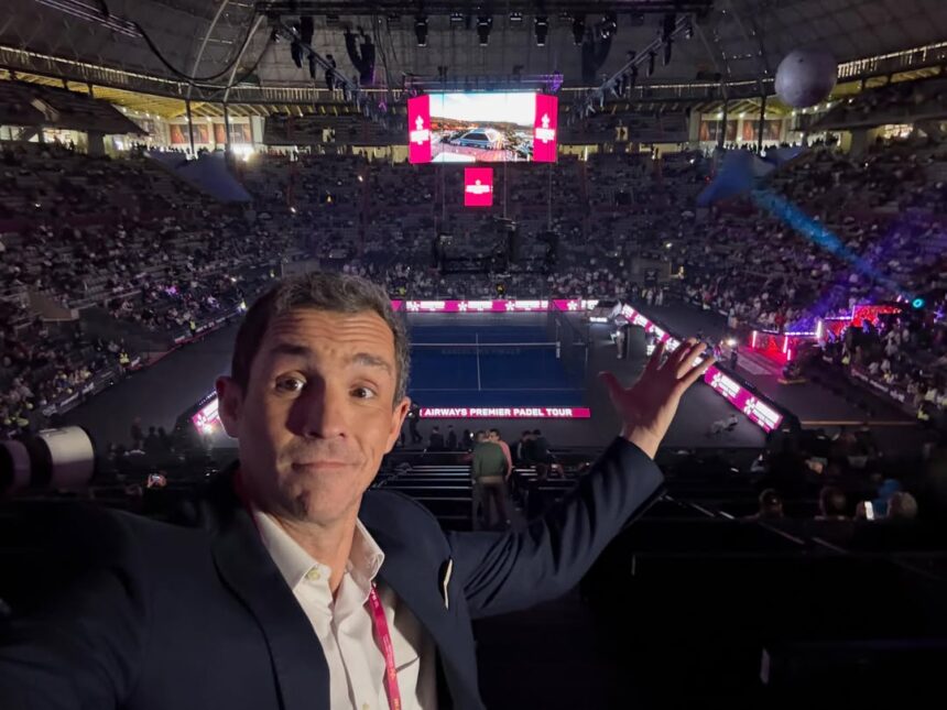 Lalo Alzueta narrando el Barcelona Masters Final
