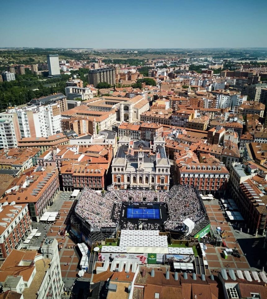Pista Central en la Plaza Mayor de Valladolid