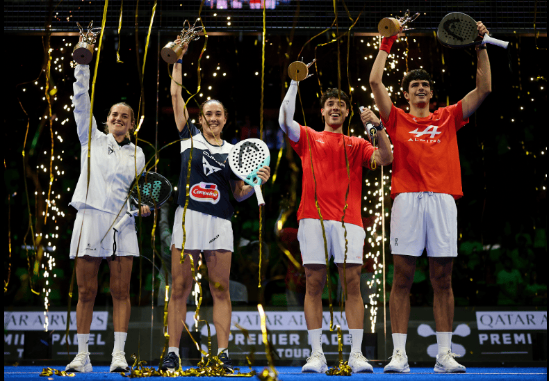 Los campeones del Valencia P1 celebrando el título / PremierPadel