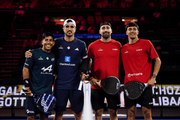 Chingotto y Galán en su partido de octavos de final del Valencia P1 / PremierPadel