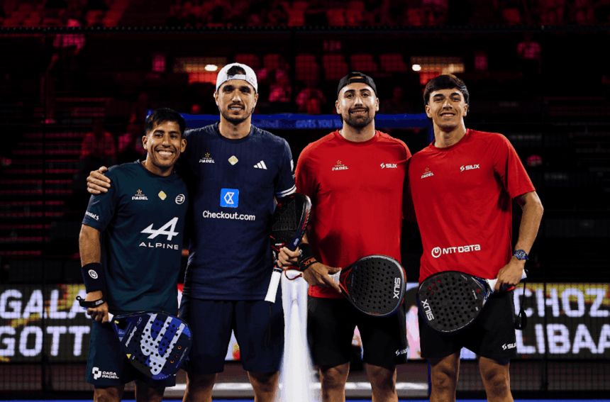Chingotto y Galán en su partido de octavos de final del Valencia P1 / PremierPadel