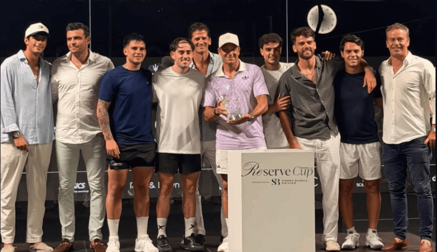 Equipo ganador de la Reserve Cup Marbella 2026