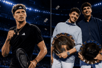 La comparativa del dinero ganado entre Tapia y Coello con Zverev