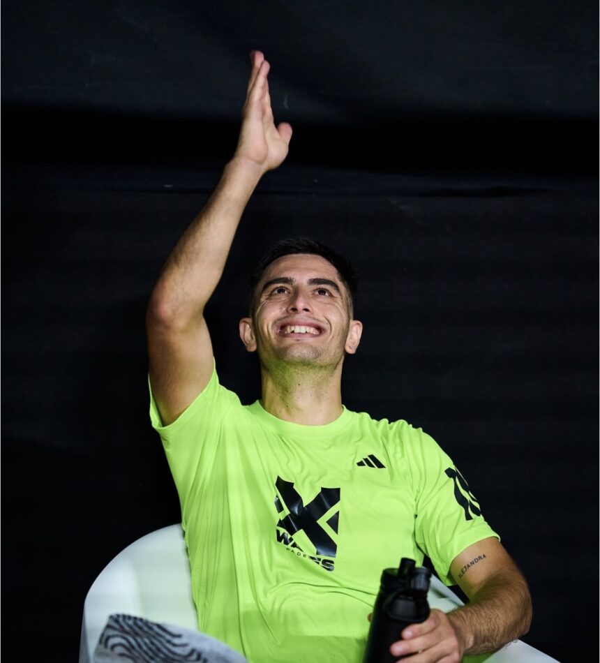 Arce celebrando la victoria