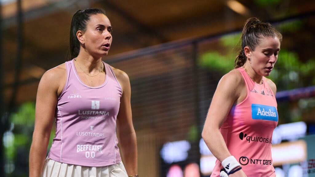 Sofía y Marta durante un partido