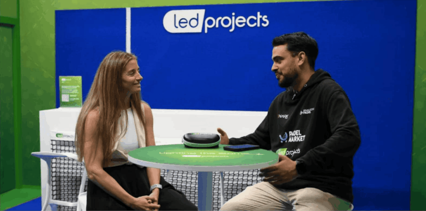 AnalistasPadel junto a Alejandra Salazar en una entrevista.
