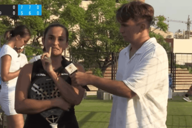 Amanda López tras la polémica de recibir insultos en un partido de pádel.