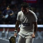 Resultados Bordeaux: Javi Leal celebrando un punto tras un partido caliente en Bordeaux