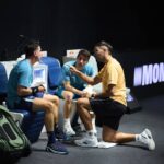 Paquito Navarro y Martín Di Nenno en los octavos de final del Pretoria P1.