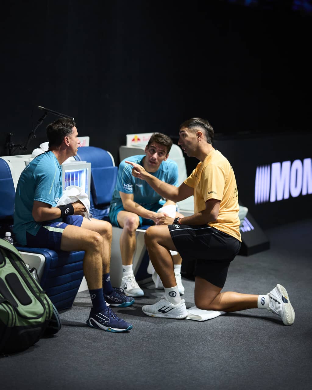 Paquito Navarro y Martín Di Nenno en los octavos de final del Pretoria P1.