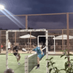 Paquito Navarro hace este puntazo en una exhibición.
