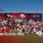 Foto oficial del campeonato de menores de pádel en Valencia.