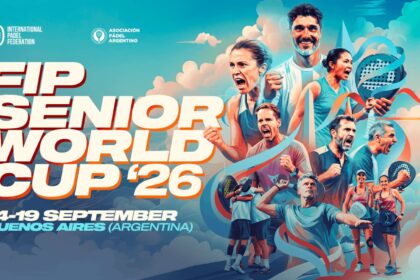 Cartel oficial del FIP Senior World Cup 2026.
