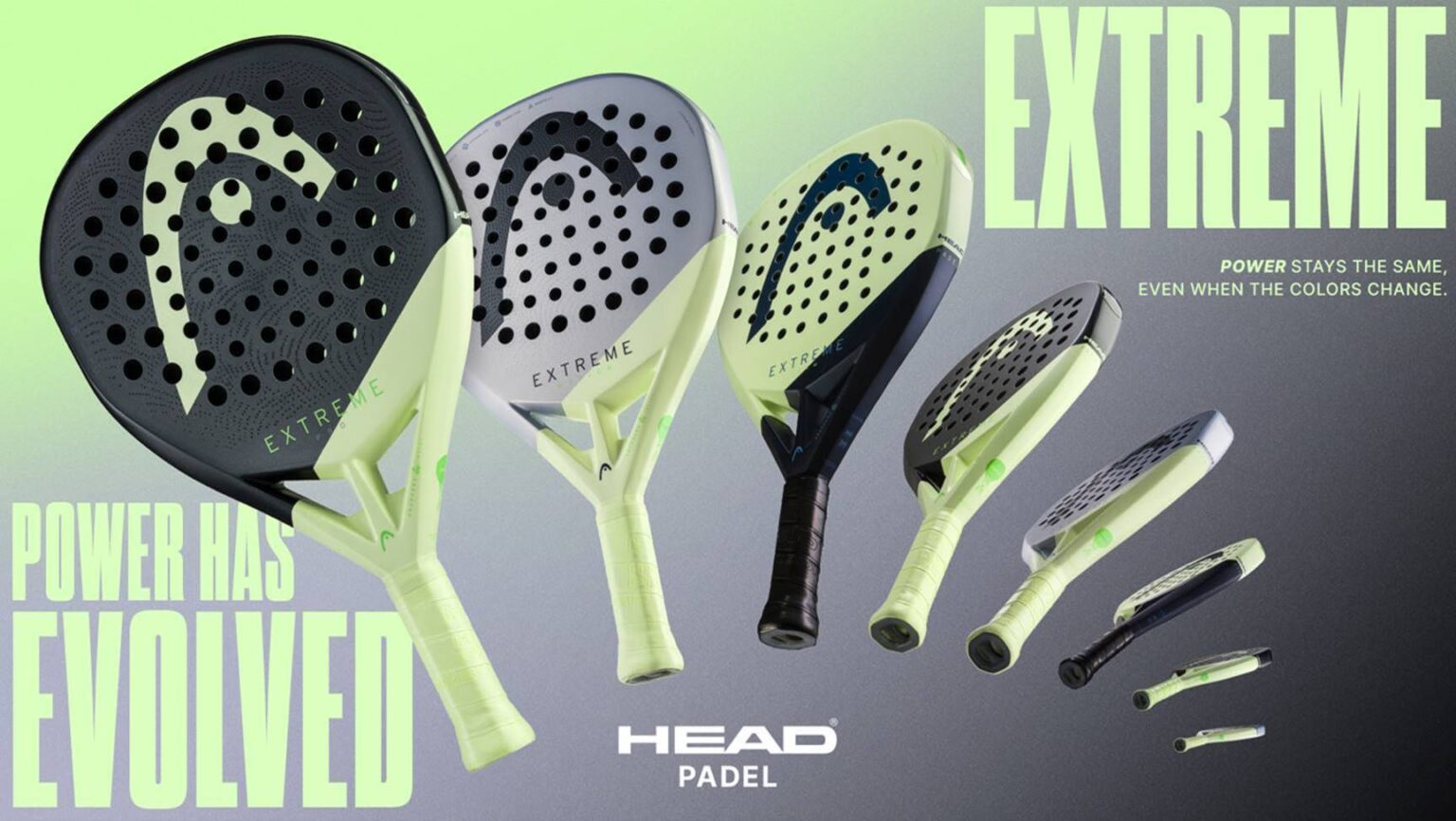 Nuevas palas Head Extreme 2026.