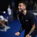 Gonza y Libaak tras ganar a Leal y Guerrero en los octavos de final del Rotterdam P2.