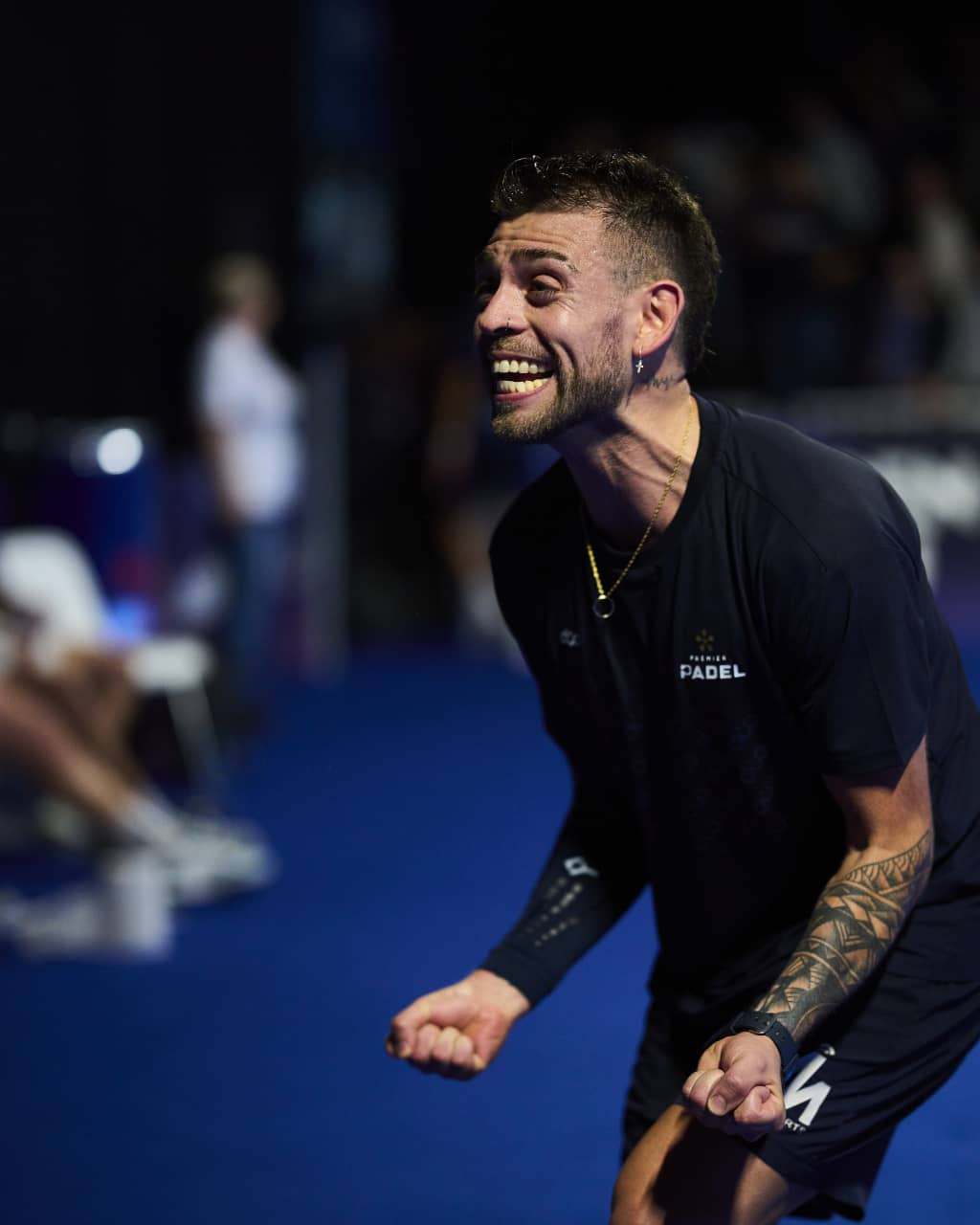 Gonza y Libaak tras ganar a Leal y Guerrero en los octavos de final del Rotterdam P2.